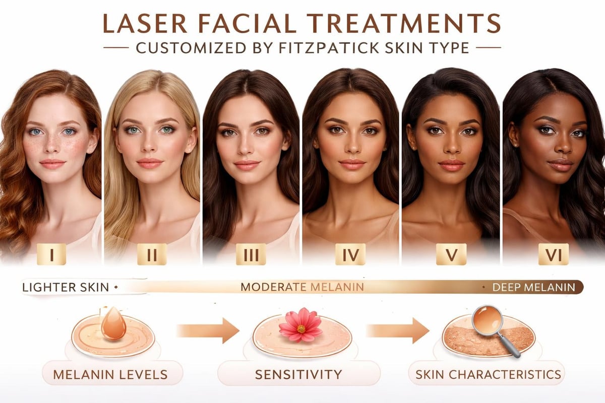 Skin type assessment chart