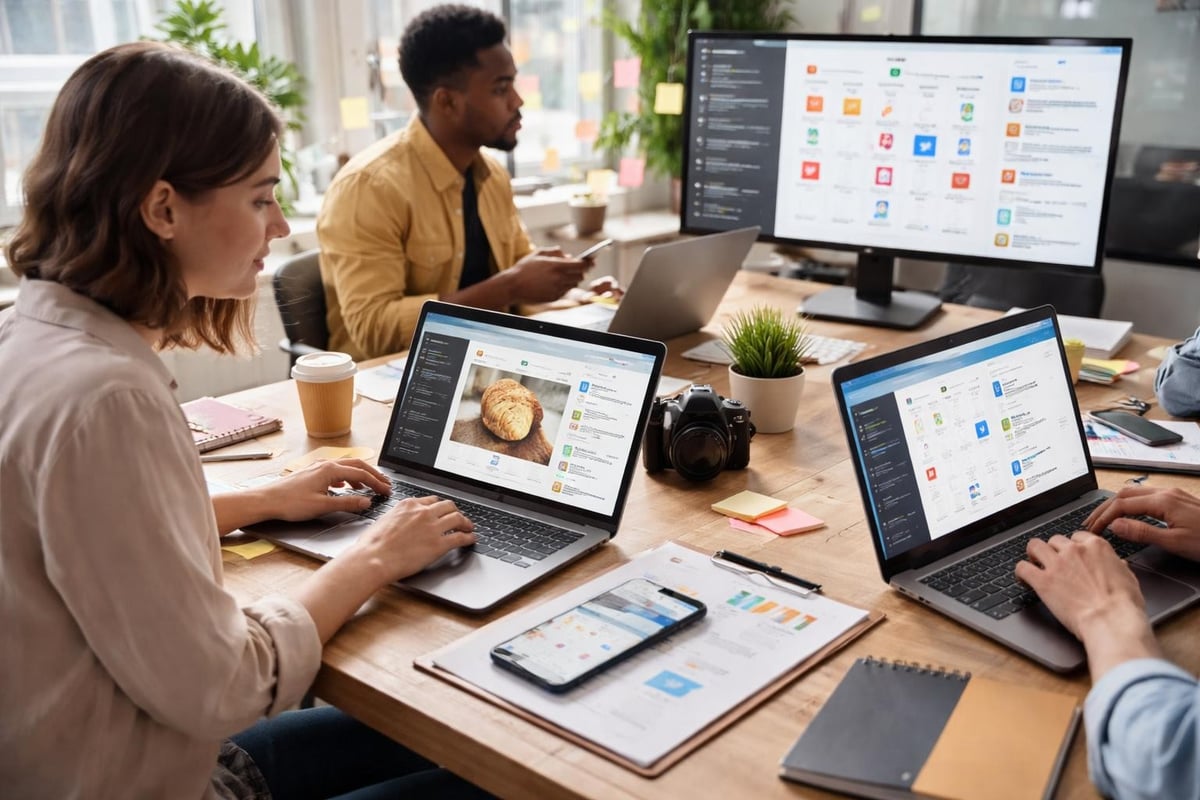 Social media management workflow