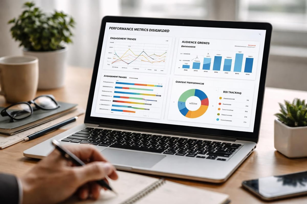 Social media analytics dashboard