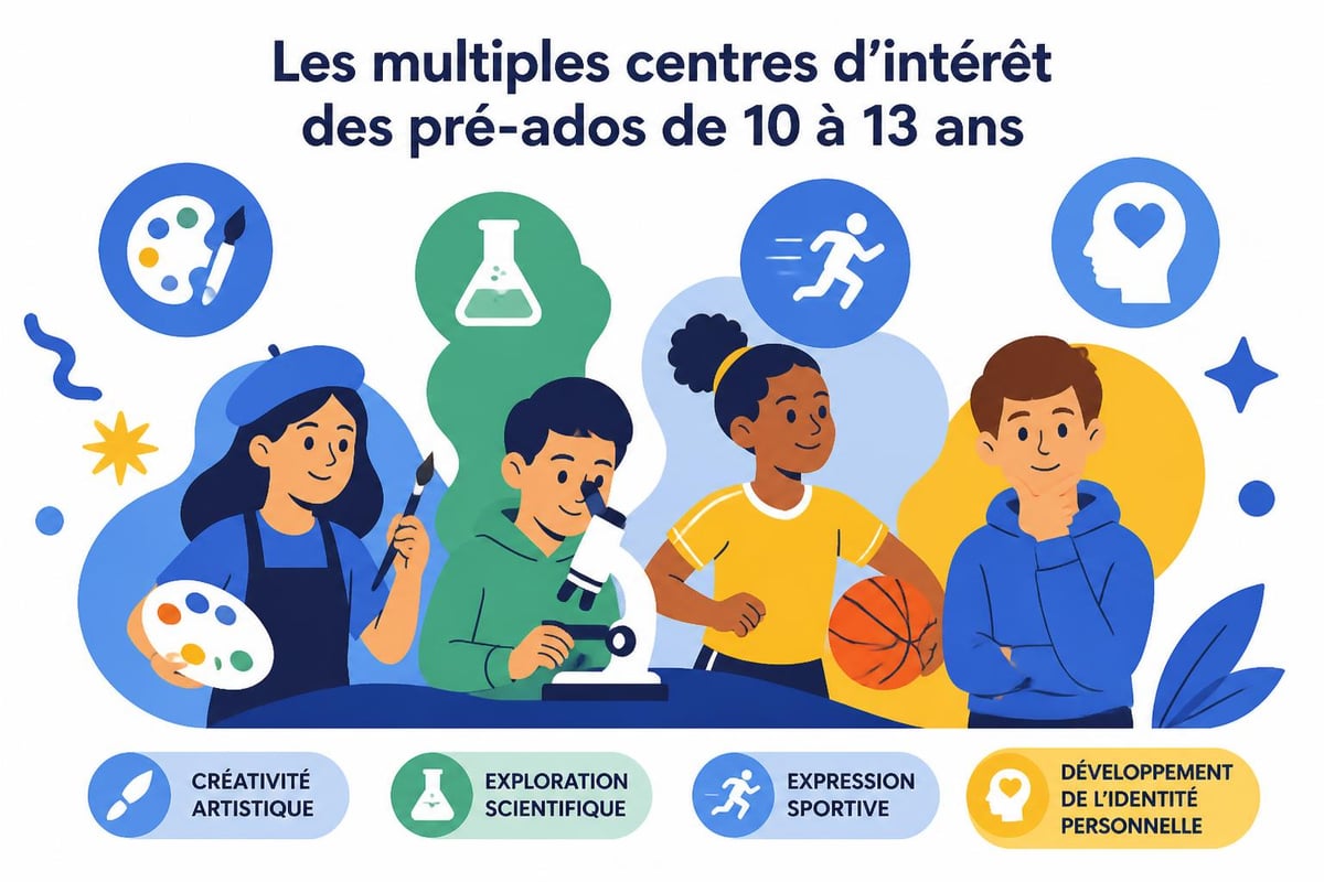 Diversité des passions pré-ados