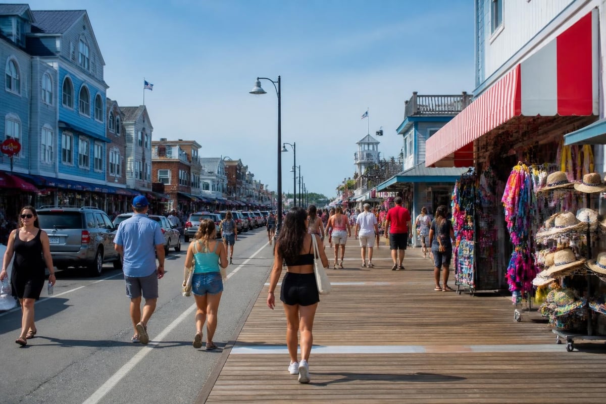 Old Orchard Beach shopping districts