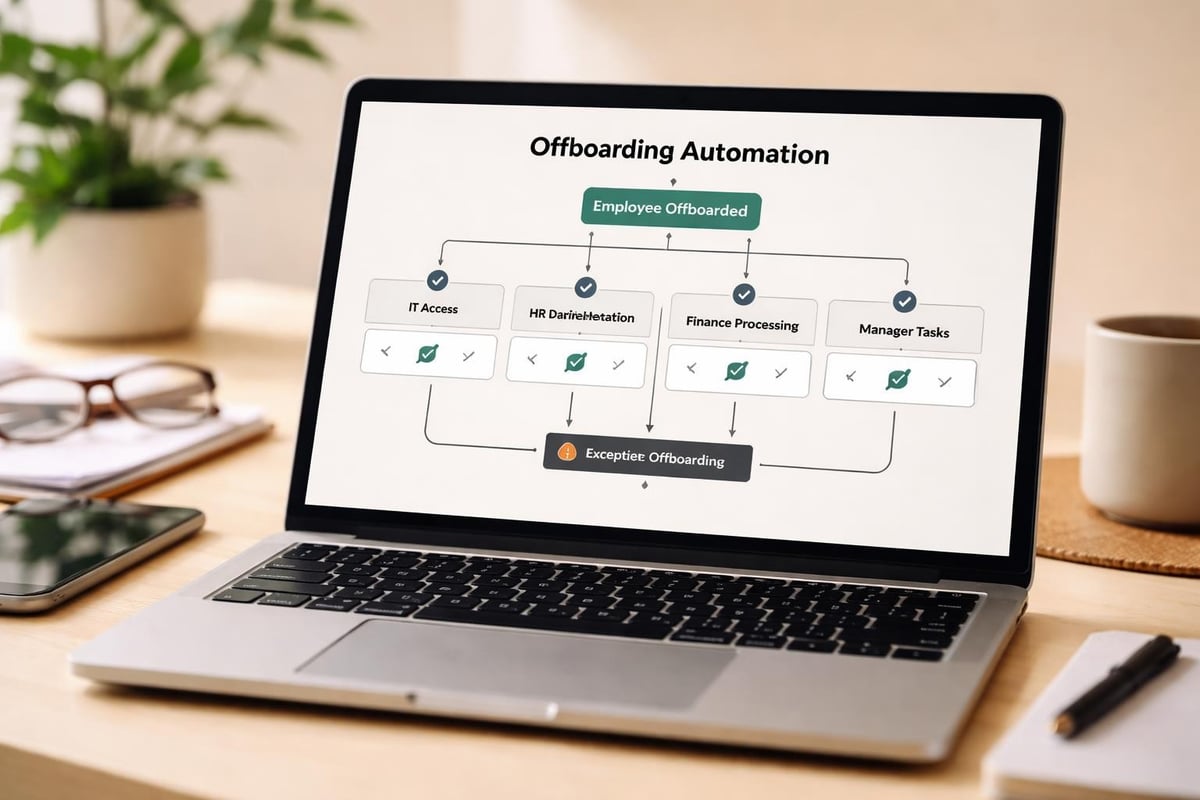 Automated offboarding workflow