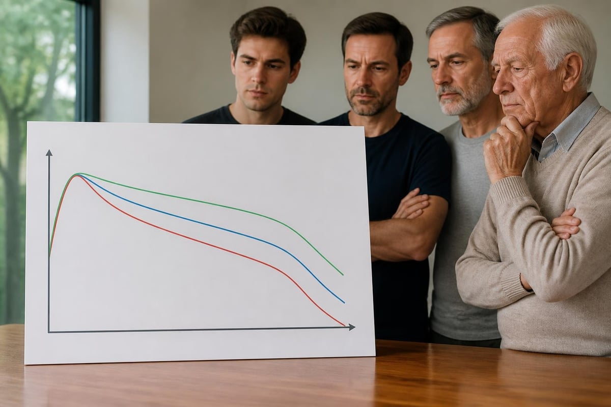 Testosterone decline curve