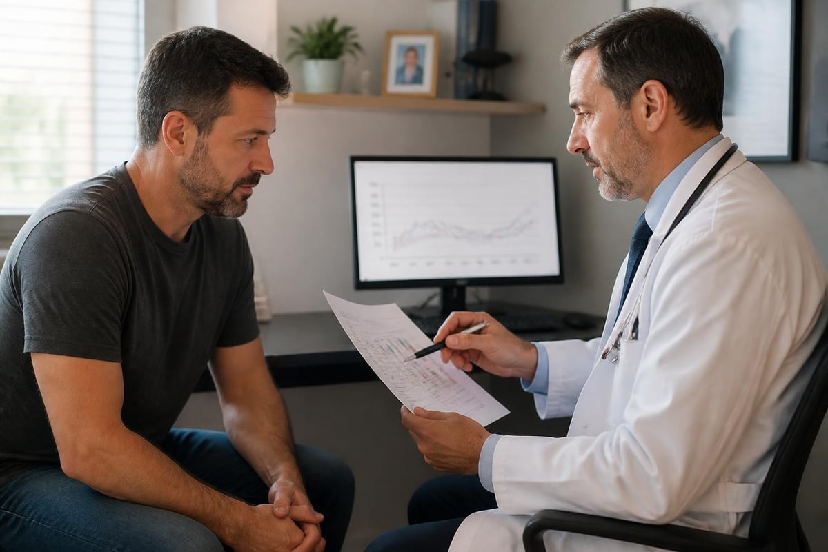 Testosterone testing workflow