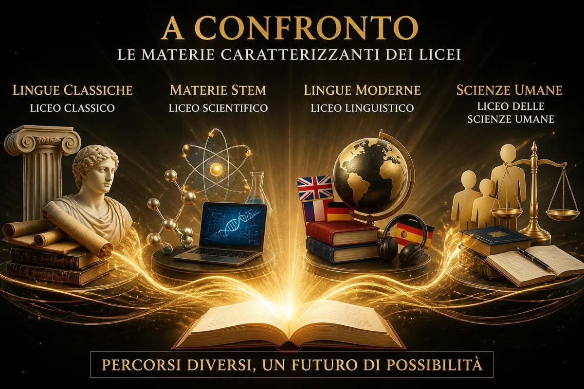 Liceo subjects comparison