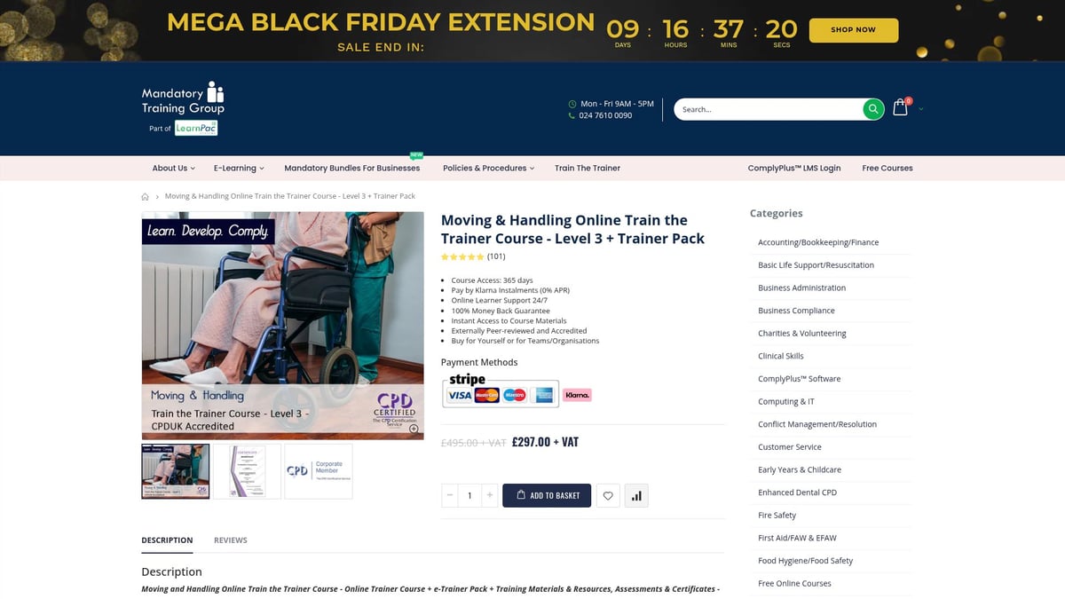 Top 7 Training Training Courses To Boost Your Skills In 2026 - Moving & Handling Online Train the Trainer Course – Level 3 + Trainer Pack