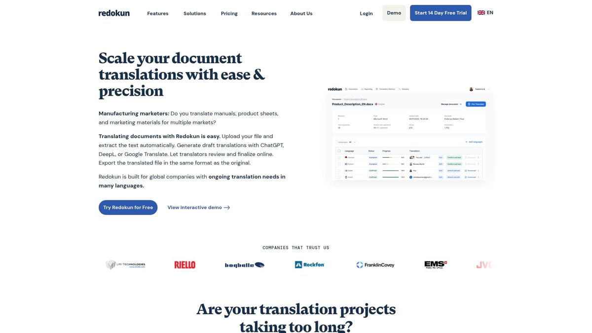 Top 7 Software Spanish Translation Tools for 2026 - Redokun