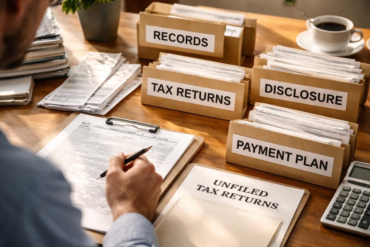 Filing unfiled tax returns