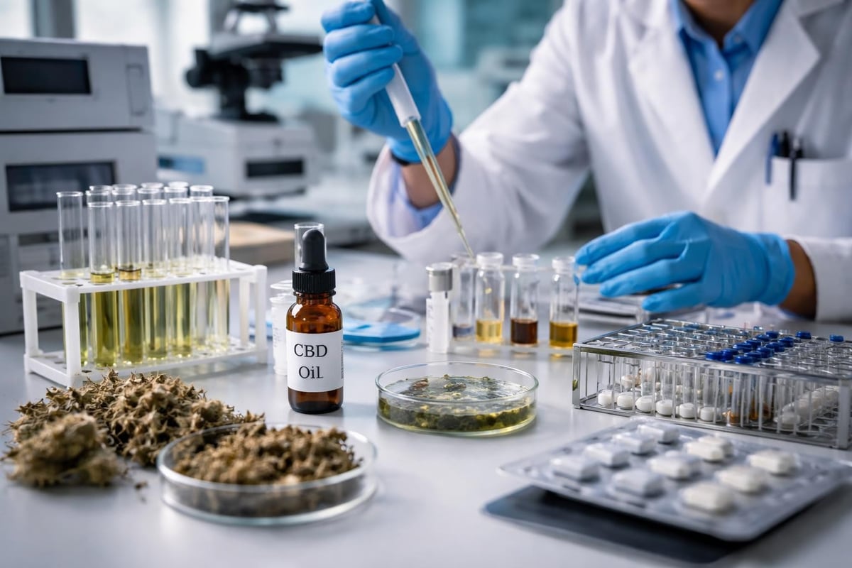 CBD quality testing process