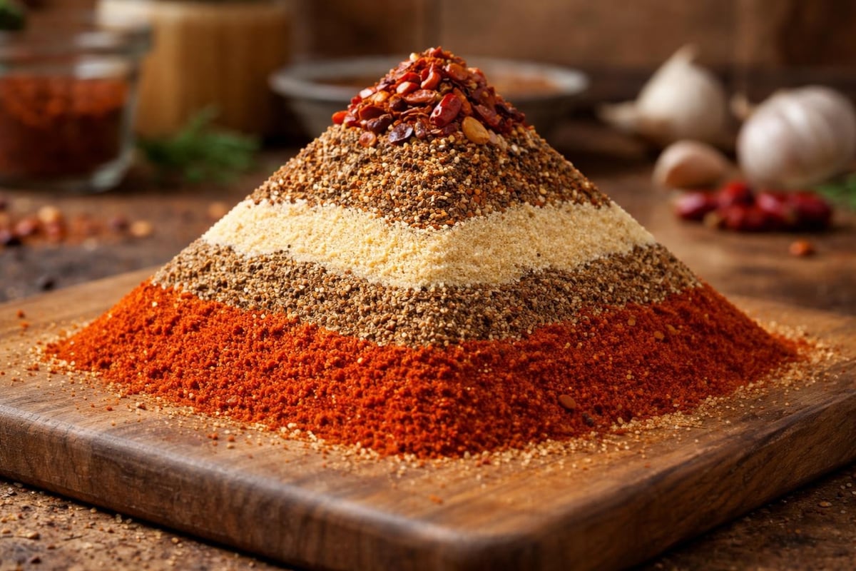 Composition d'un mélange d'épices barbecue