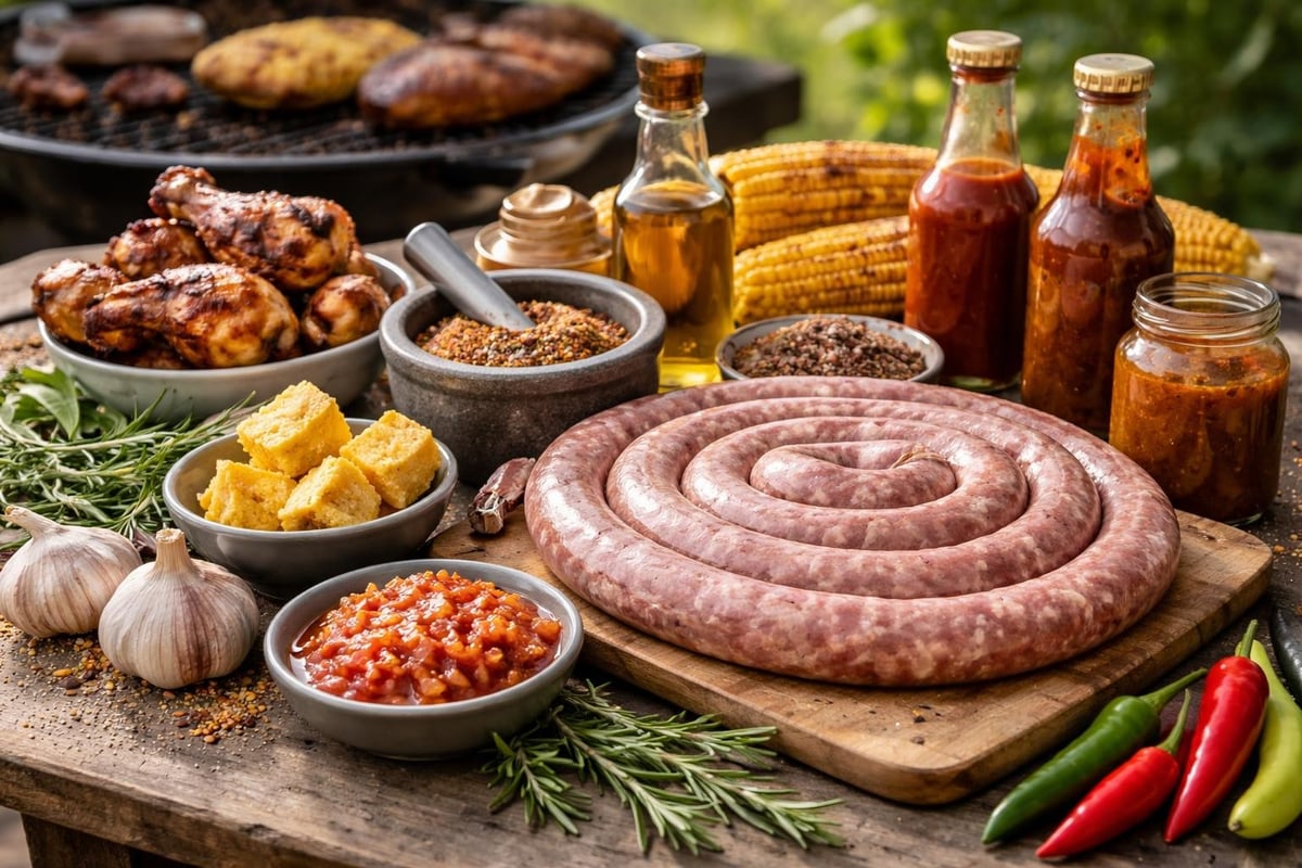 Traditional South African braai items