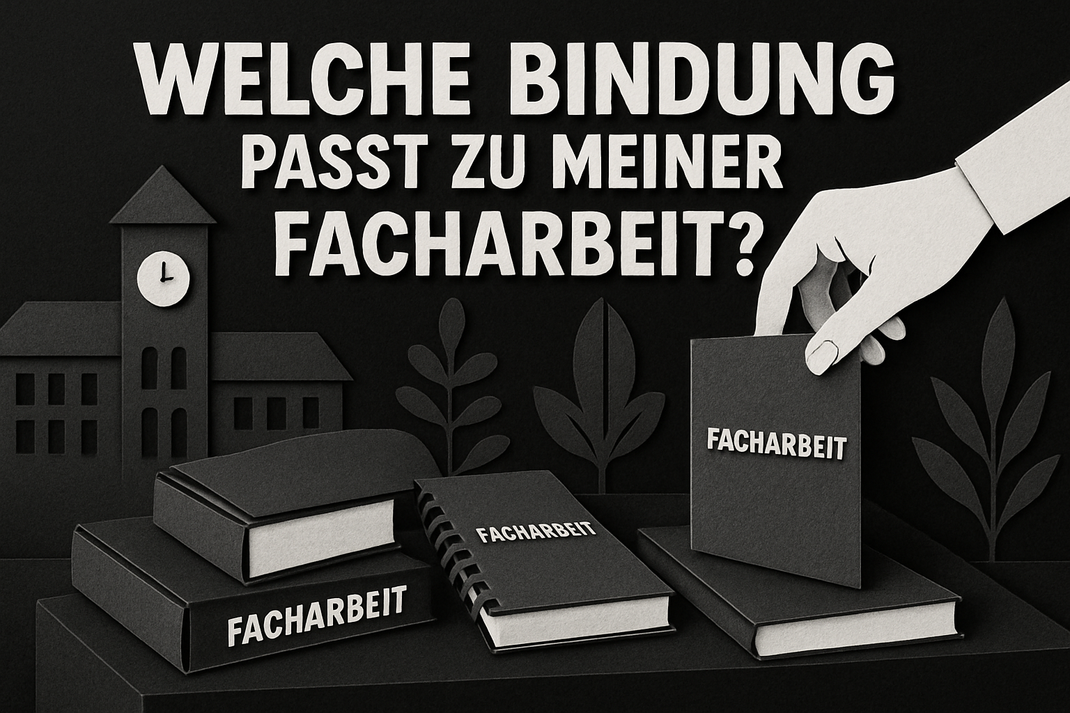 Auswahlkriterien: Welche Bindung passt zu meiner Facharbeit?
