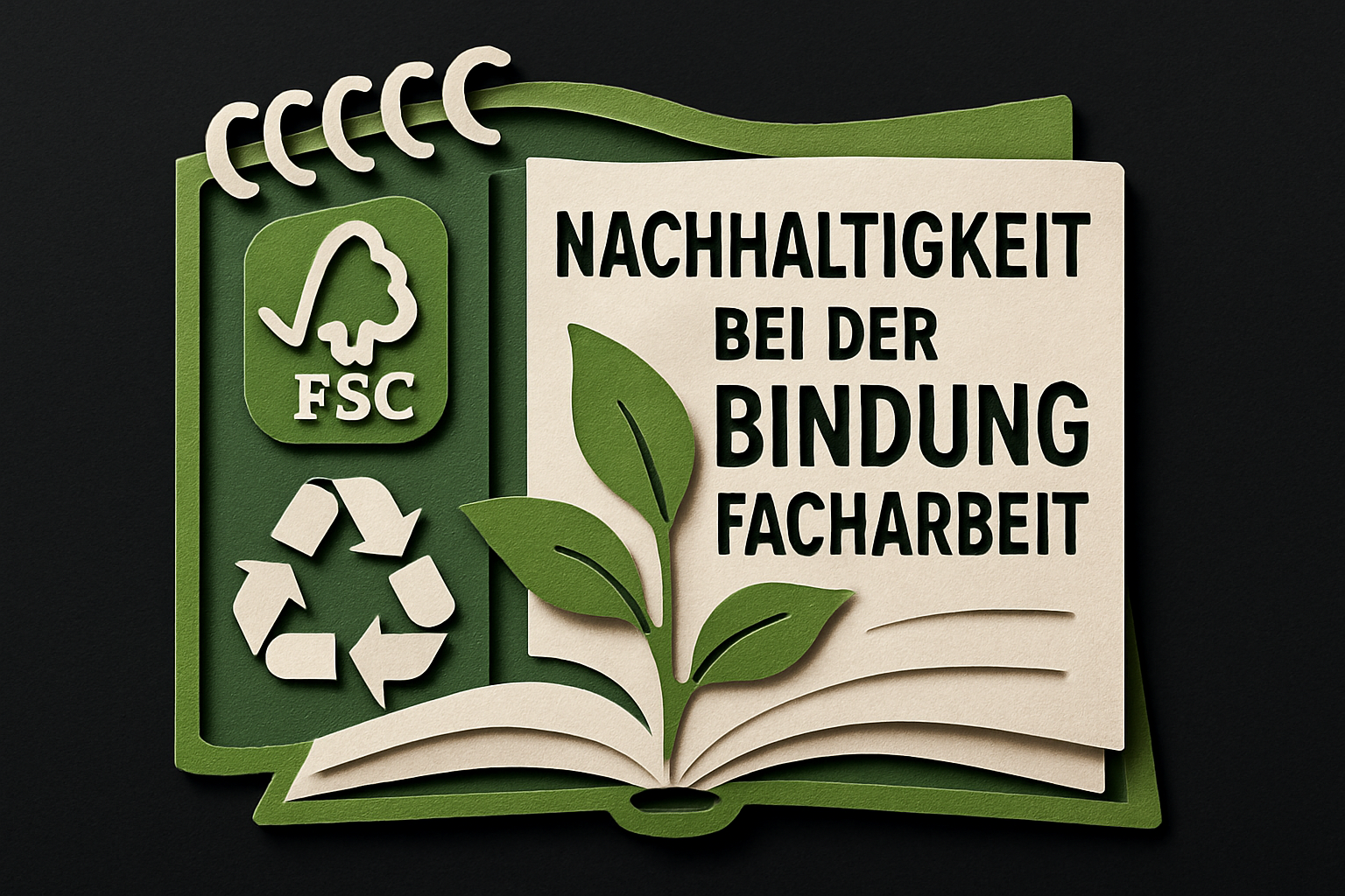 Umweltfreundliche Bindungslösungen: Nachhaltigkeit bei der Facharbeit