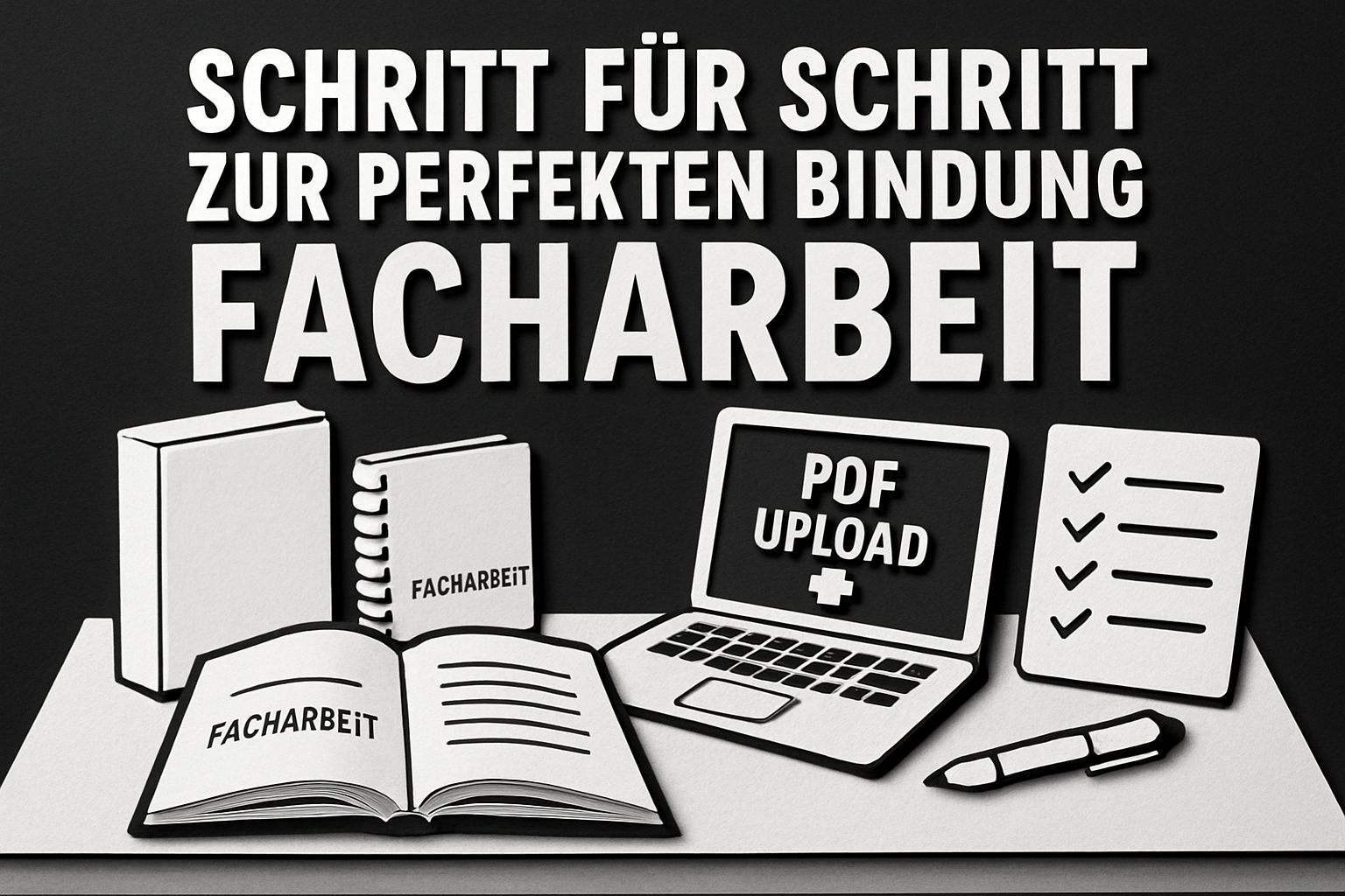 Schritt-für-Schritt-Anleitung: So gelingt die perfekte Bindung Ihrer Facharbeit
