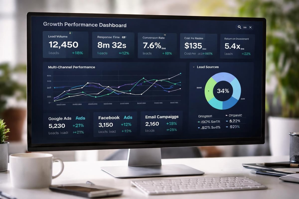 Patient acquisition metrics dashboard