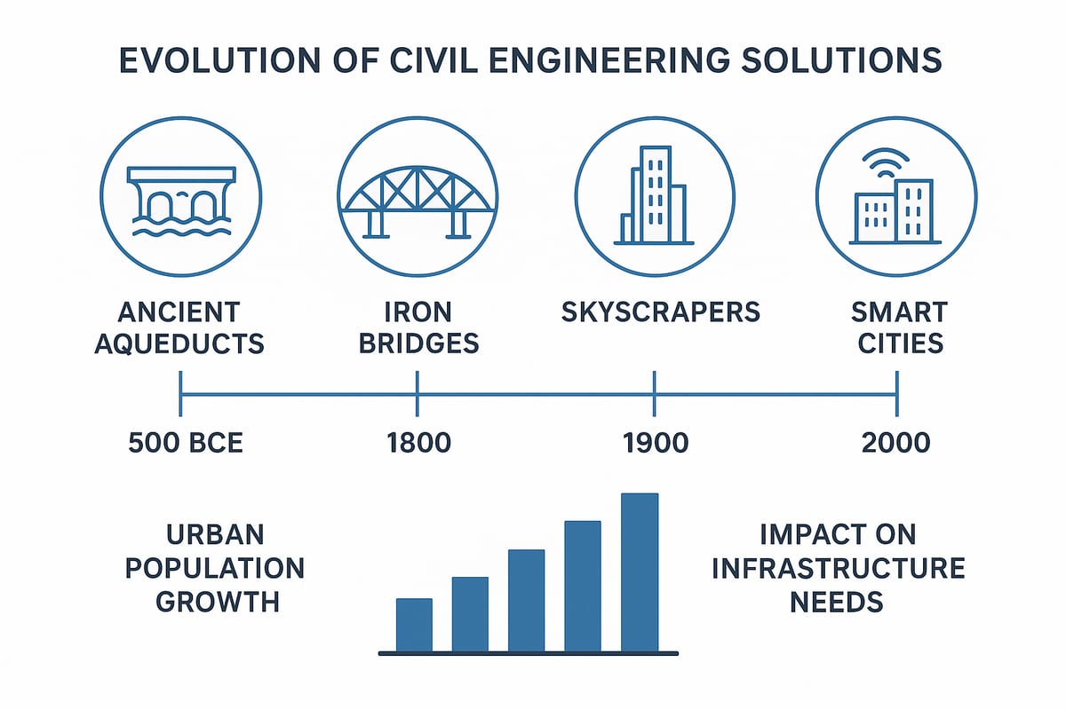 The Evolution of Civil Engineering Solutions