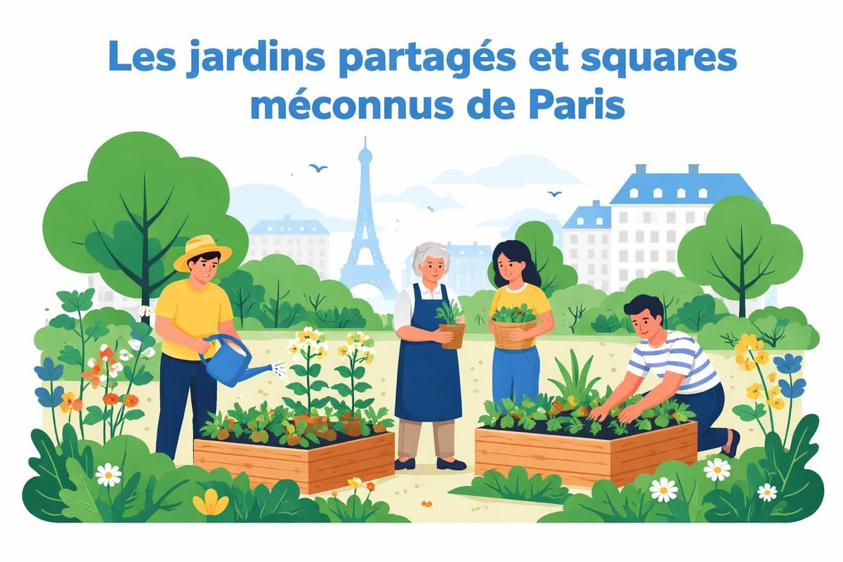 Jardins secrets parisiens