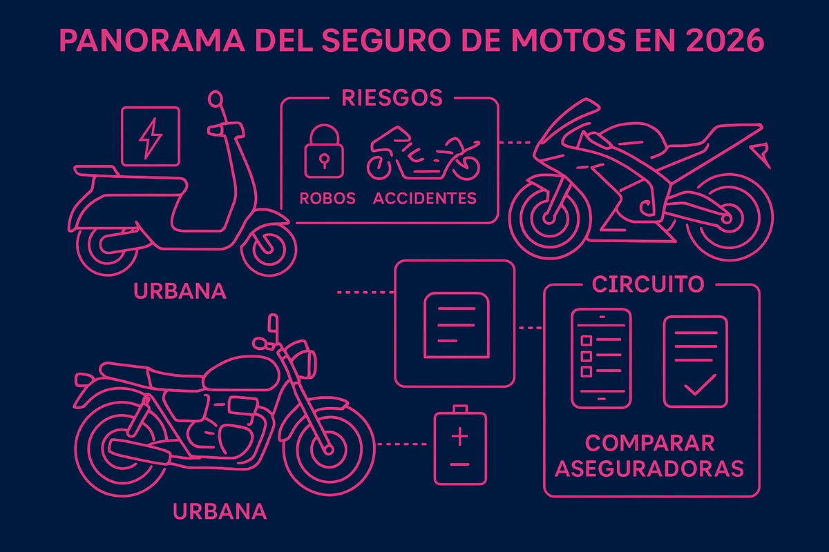 7 Claves Esenciales de Aseguradoras Para Motos en 2026 1 ¿Por qué es vital elegir bien tu aseguradora de motos en 2026?