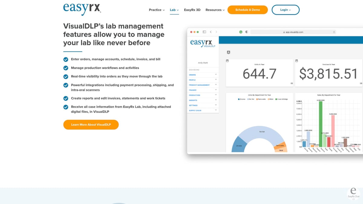 Top 7 Dental Lab Management Software Solutions for 2025 - EasyRx VisualDLP