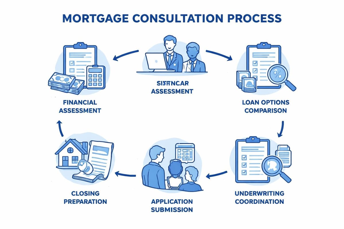 Mortgage agent consultation workflow