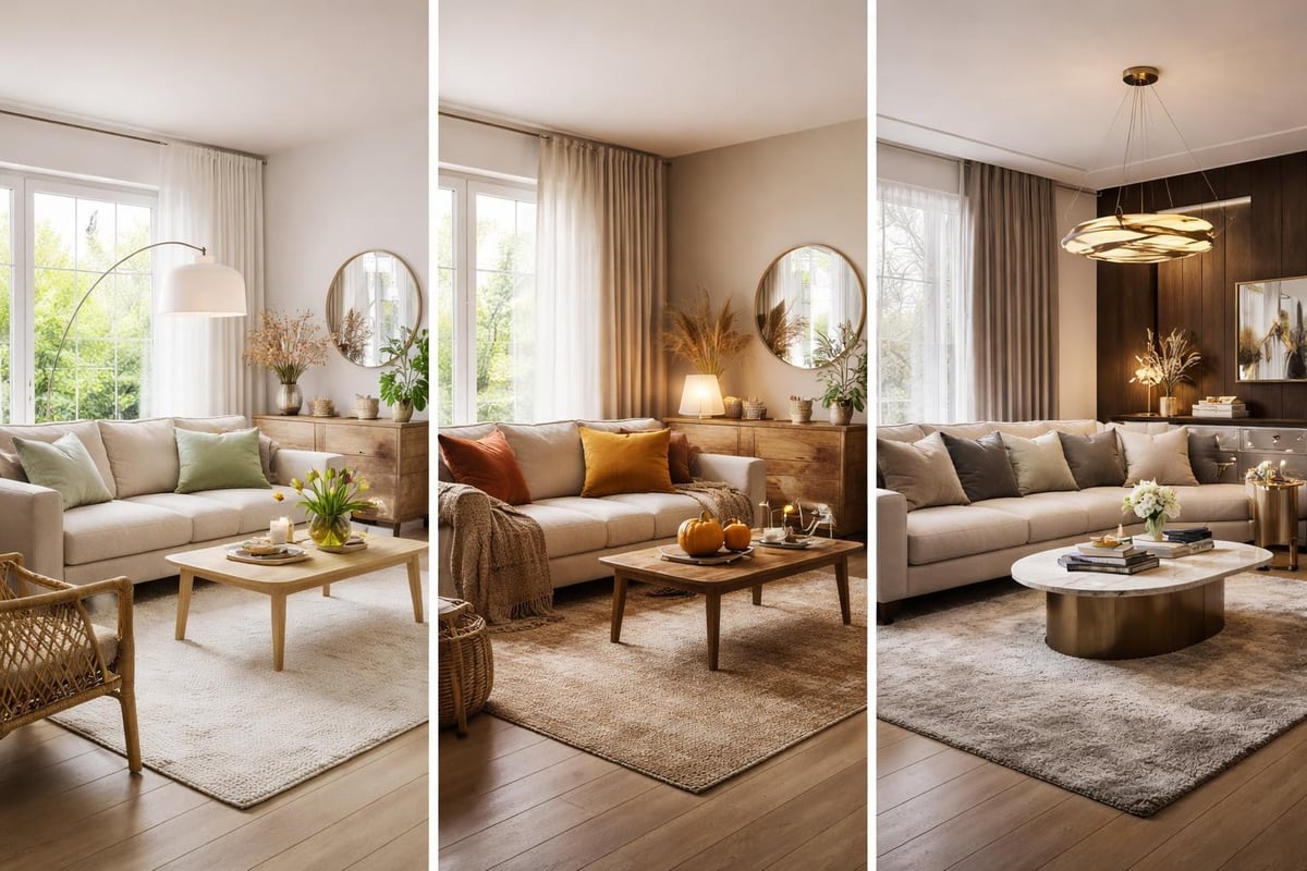Seasonal staging variations