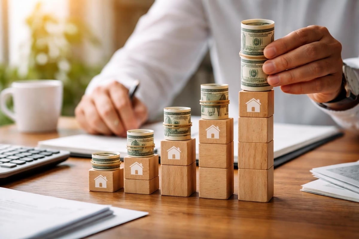 Loan amount progression for credit building