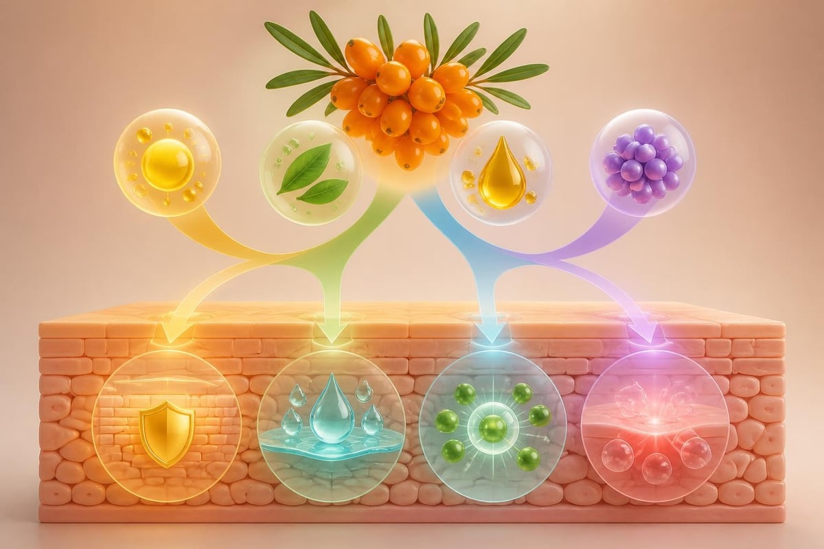 サジー成分の皮膚への働き