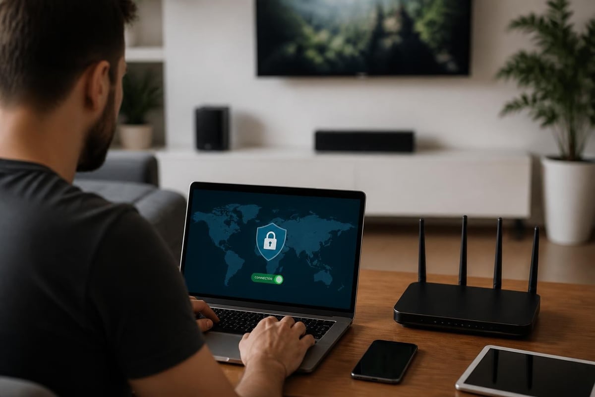 VPN router network protection