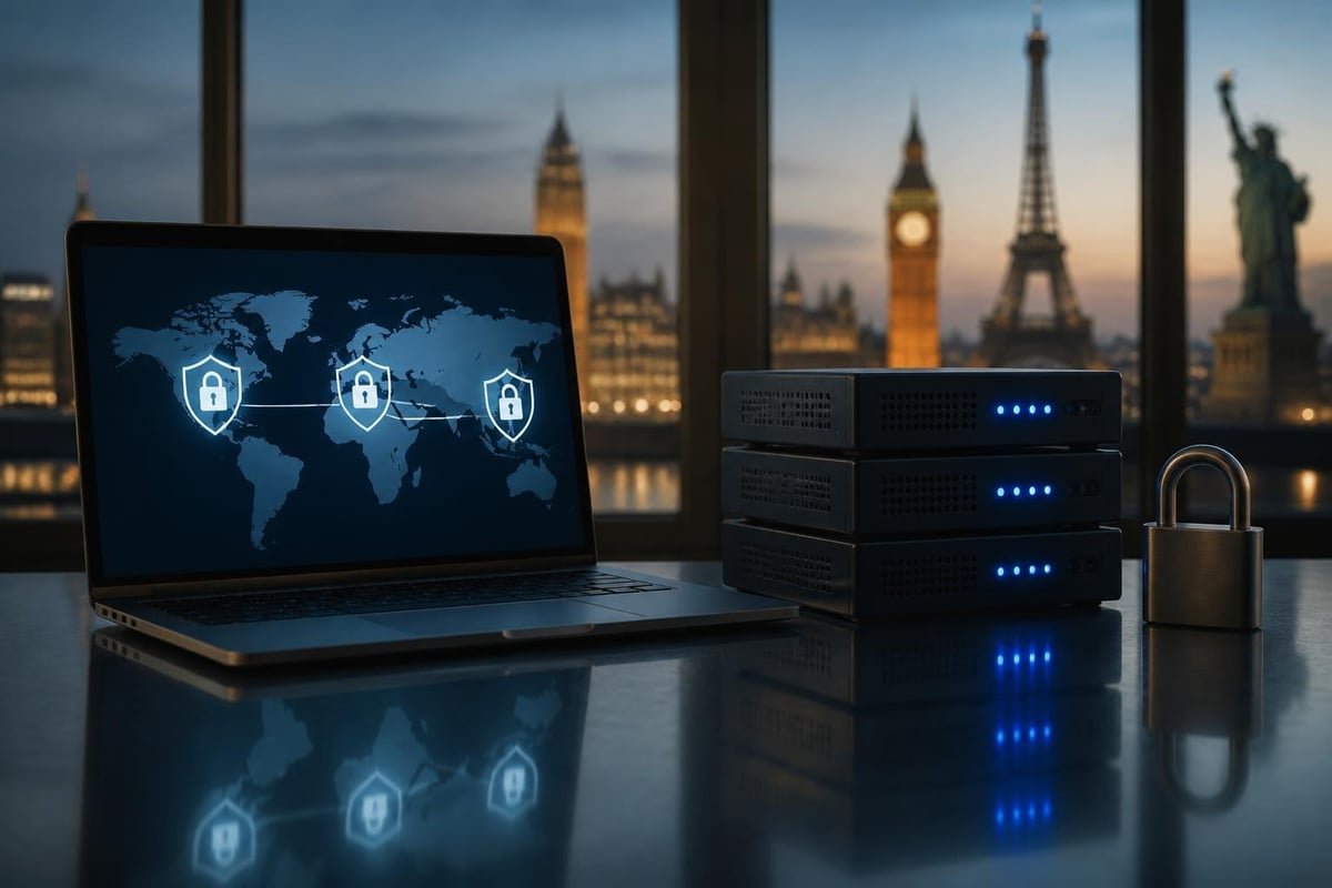 Multi-hop VPN routing