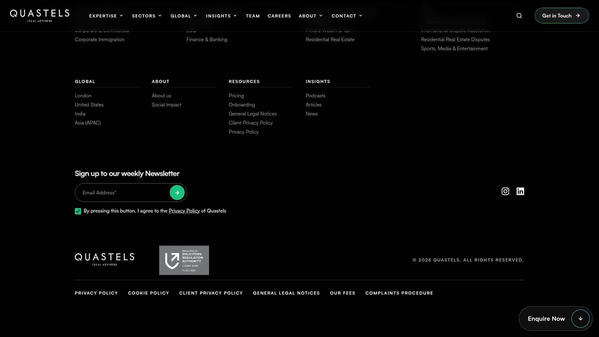12 Inspiring Firm Websites for 2026: Design Ideas & Trends - Quastels