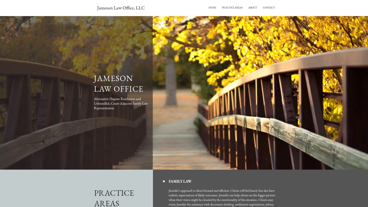 12 Inspiring Firm Websites for 2026: Design Ideas & Trends - Jameson Law Office