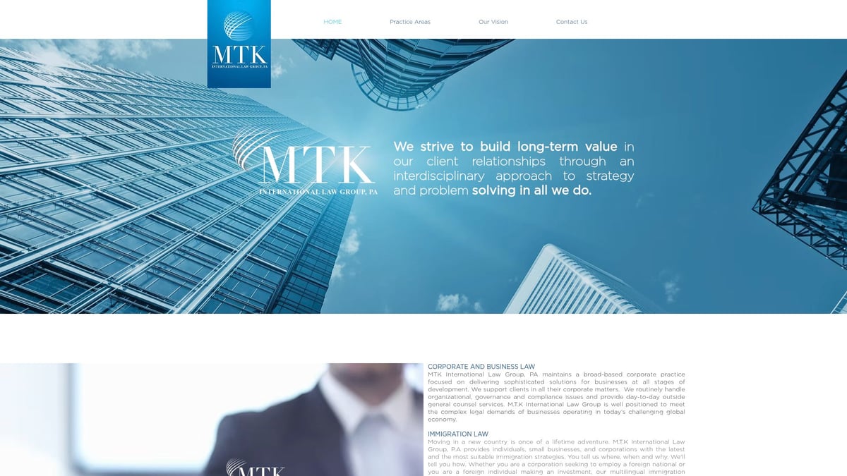 12 Inspiring Firm Websites for 2026: Design Ideas & Trends - MTK Law Group