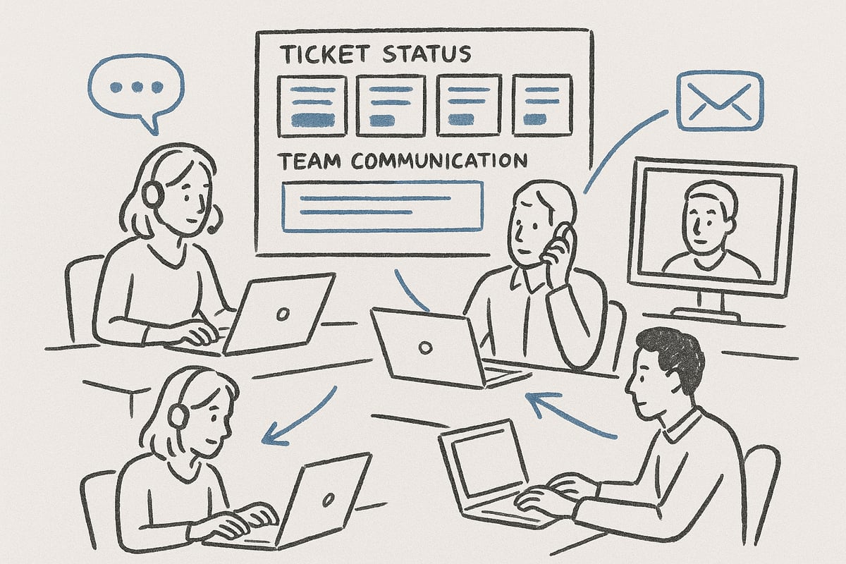 Effiziente Kommunikation und Zusammenarbeit im Helpdesk