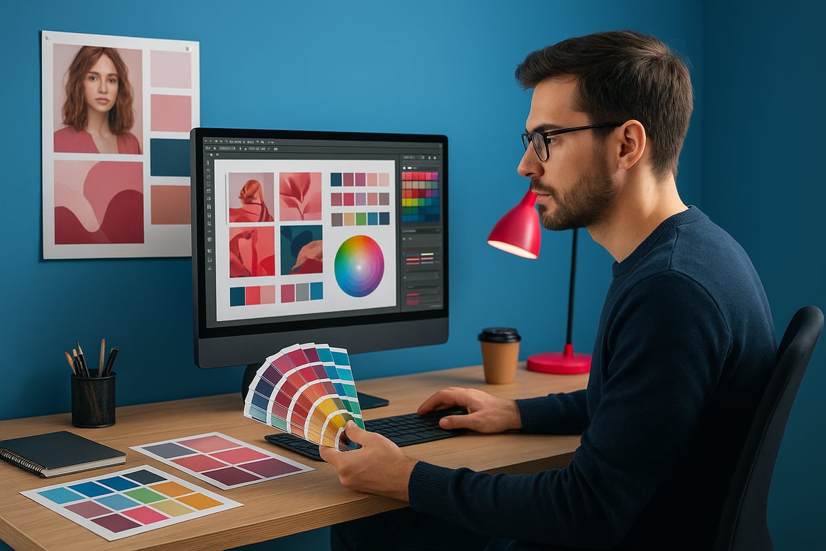 <span style="color:#3882DB"><b>Farbpsychologie Im Mediendesign</b> Schritt Für Schritt Im Mediendesign Anwenden</span>