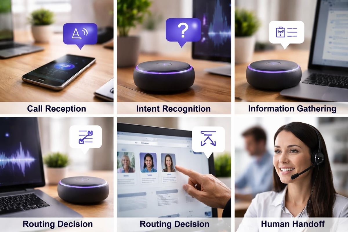 AI call handling workflow