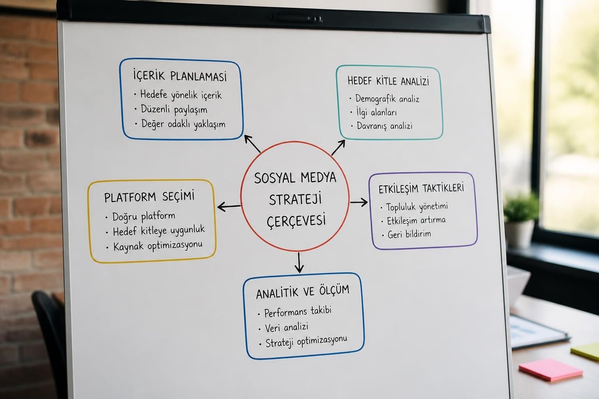 Sosyal medya stratejisi bileşenleri