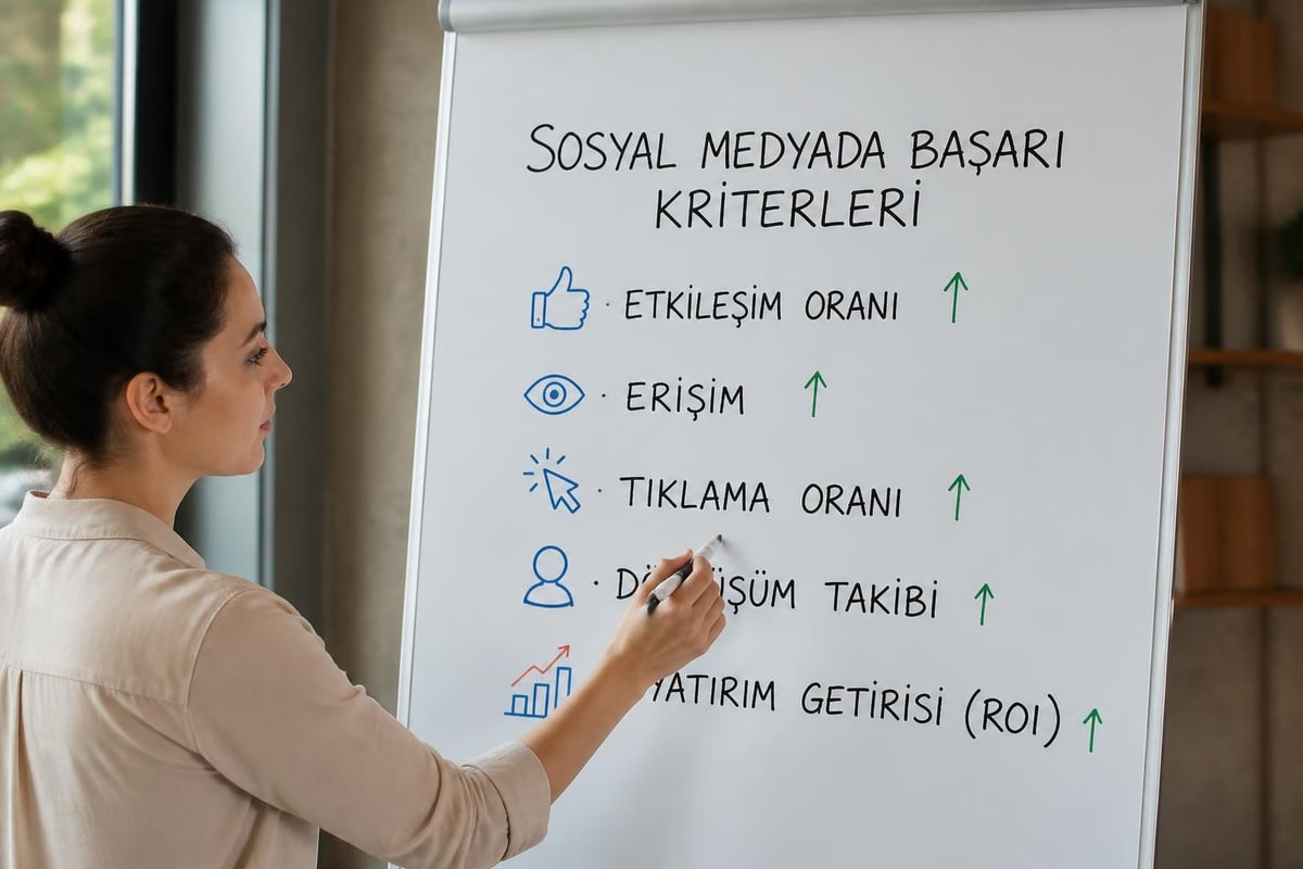 Sosyal medya performans metrikleri