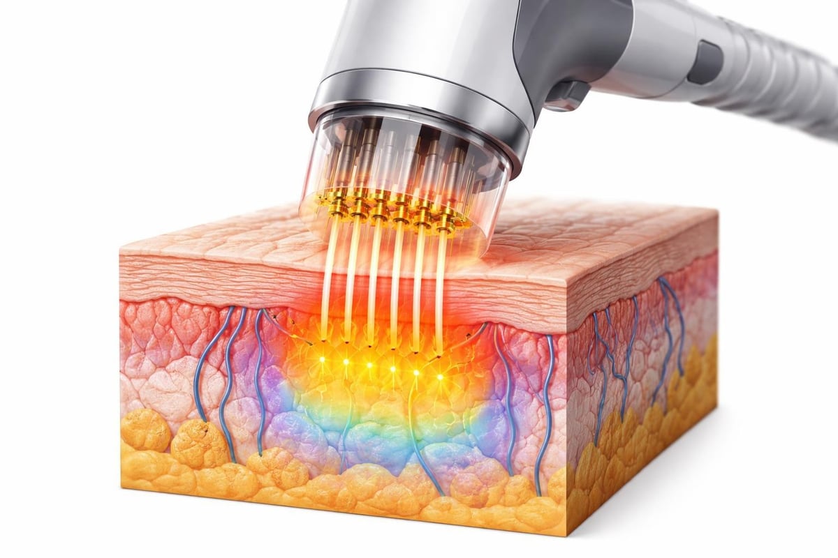 Potenza RF microneedling mechanism