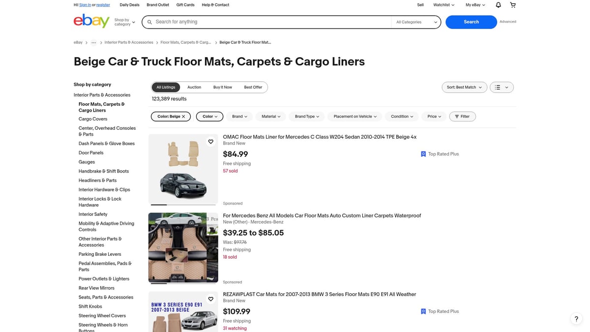 Top 8 Beige Car Mats for Stylish and Clean Interiors 2025 - FH Group Universal Beige Floor Mats