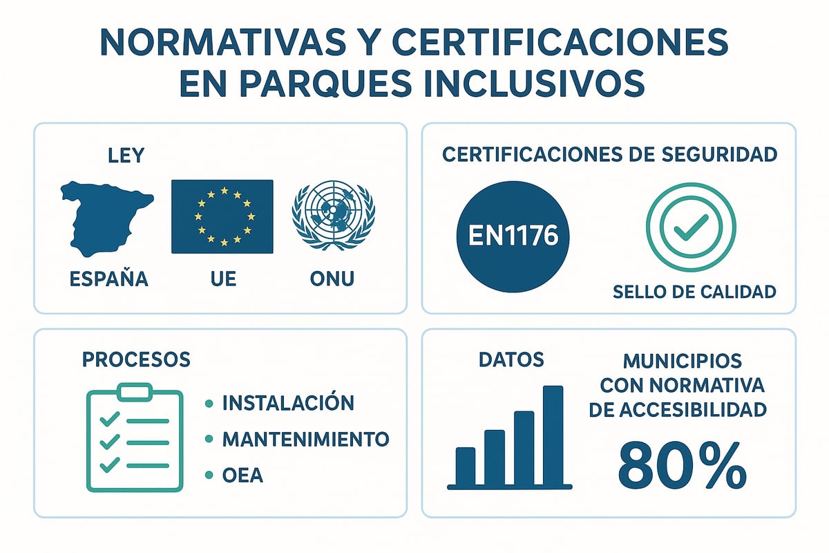 Normativas y Certificaciones en Parques Inclusivos 2026