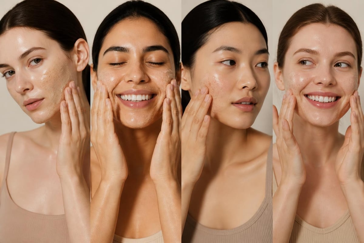 Skin type exfoliation guide