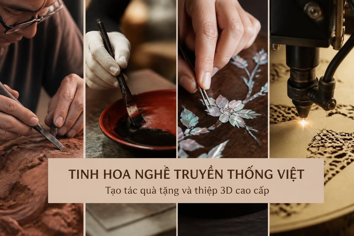 Quà Tặng Sang Trọng: Nghệ Thuật Lựa Chọn & Gợi Ý 2026 1 Luxury gift craftsmanship process