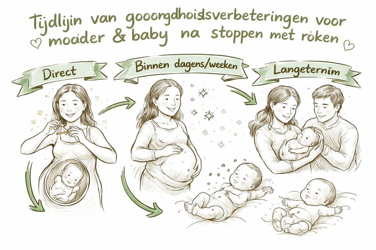 Gezondheidsvoordelen stoppen met roken zwangerschap