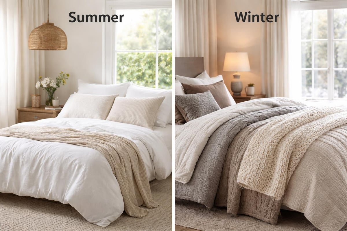 Seasonal bedding rotation