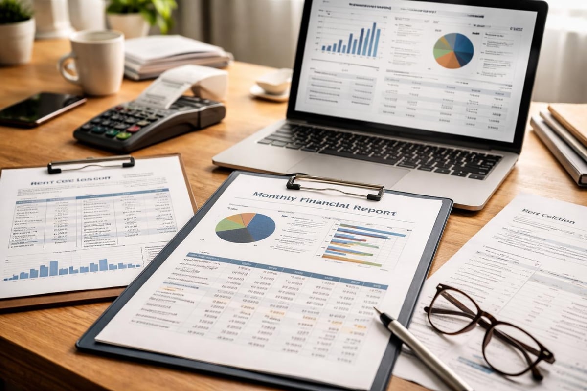 Financial reporting workflow