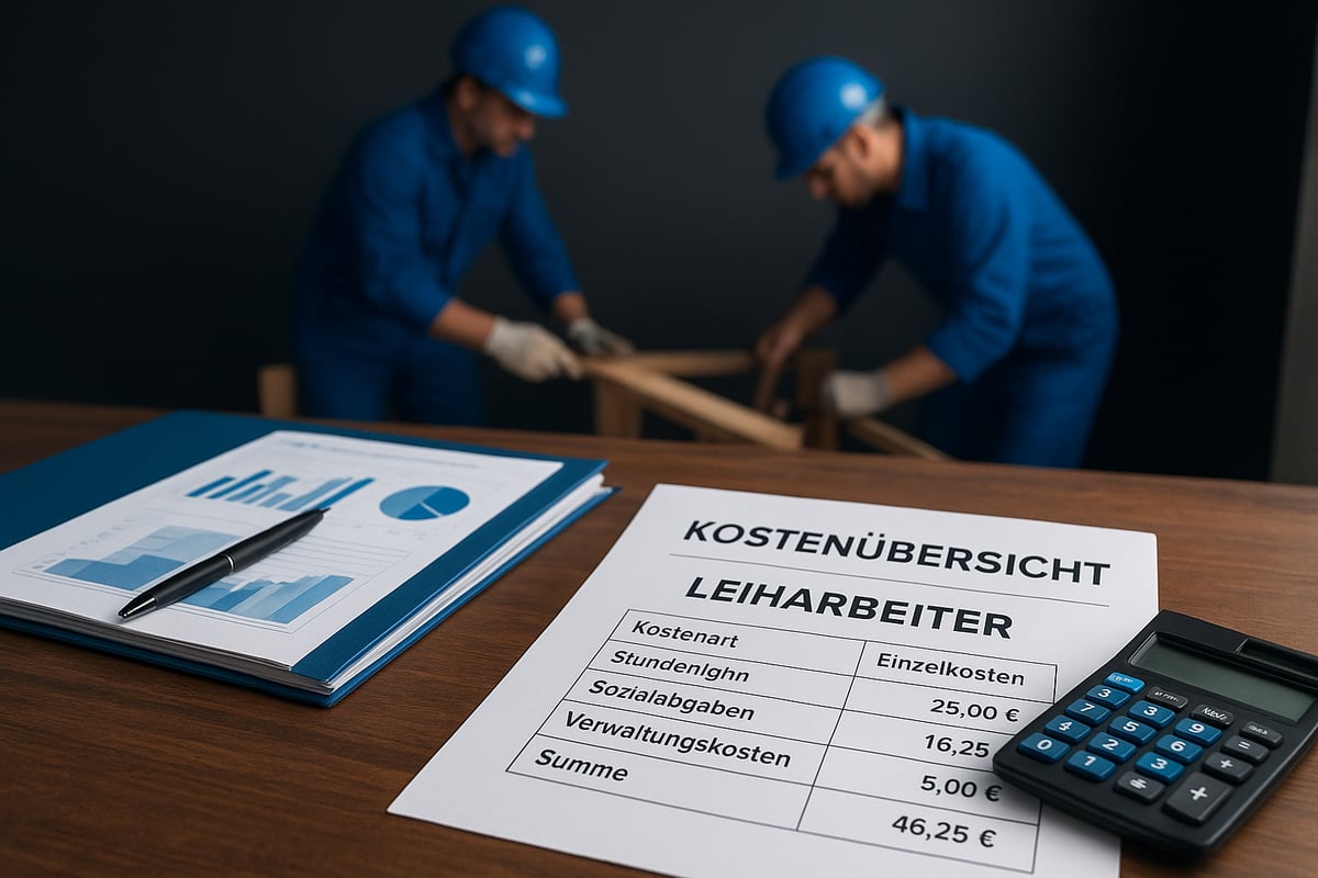 Kostenstruktur von Leiharbeitern im Handwerk