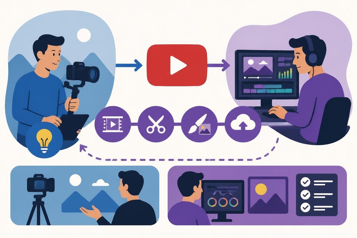YouTube content workflow optimization