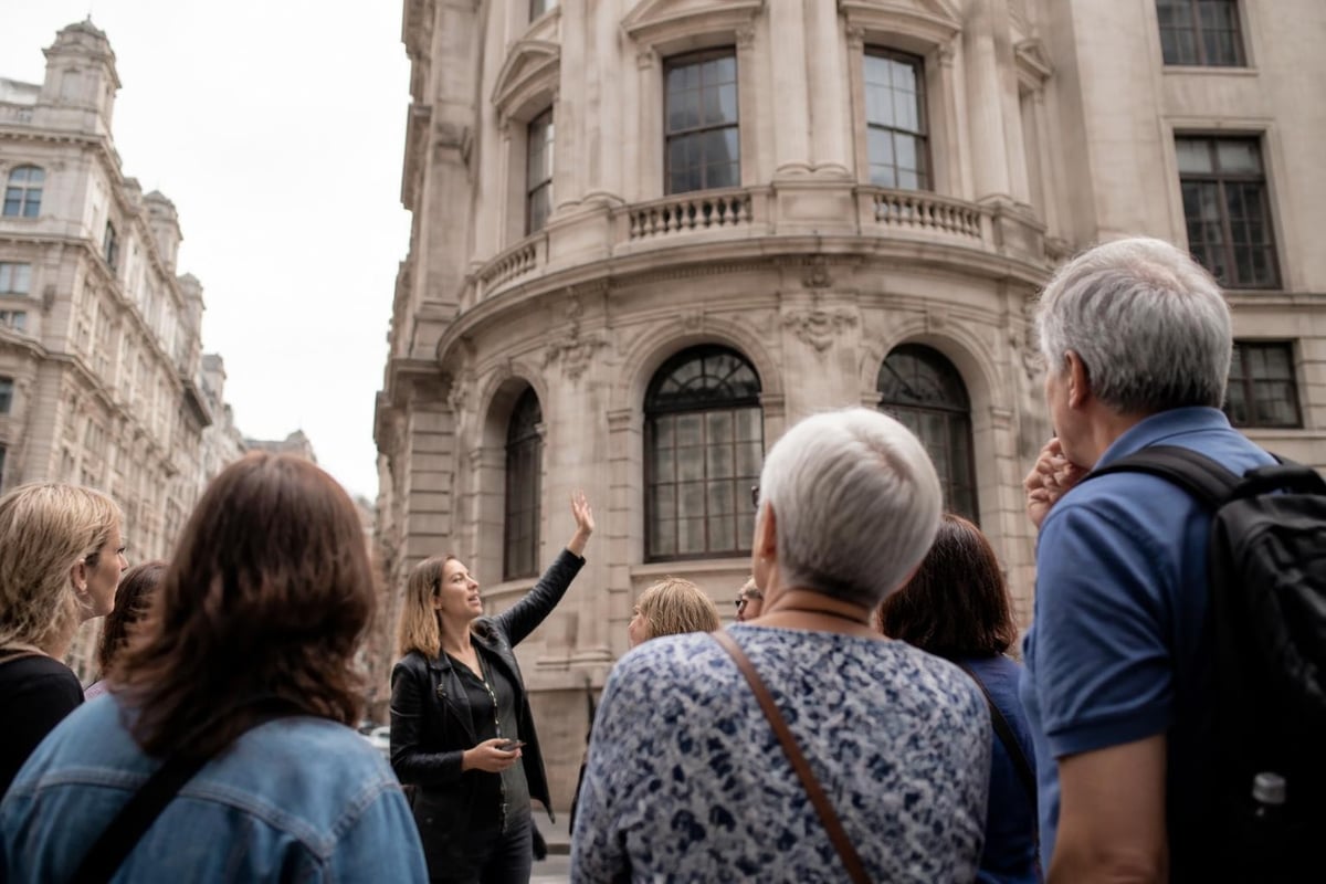 Historical narrative layers in tour locations