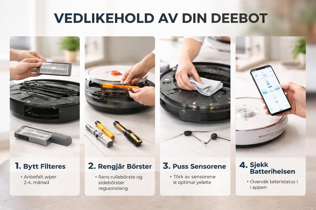 Robot vacuum maintenance