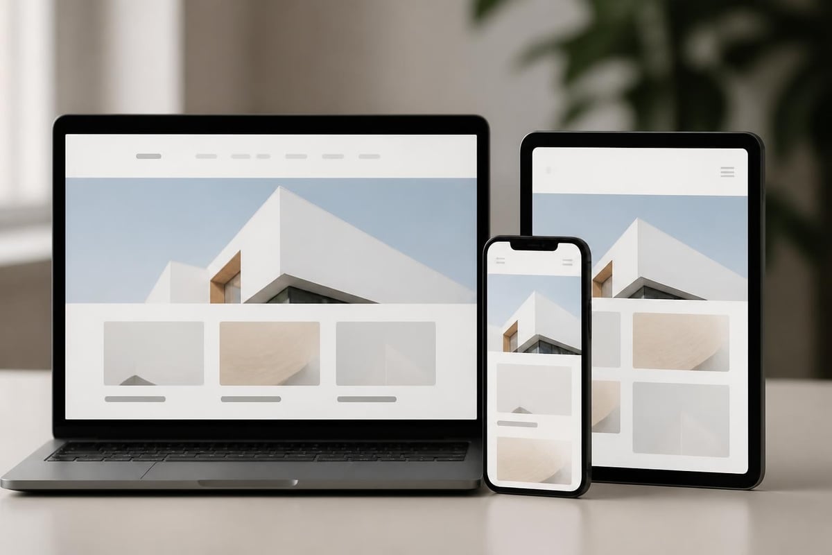 Responsive Design Firmen Homepage